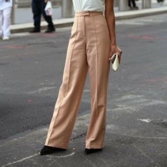 Simons Pants - SIMONS Petite Casual Large Bottom Tan Pants size 6